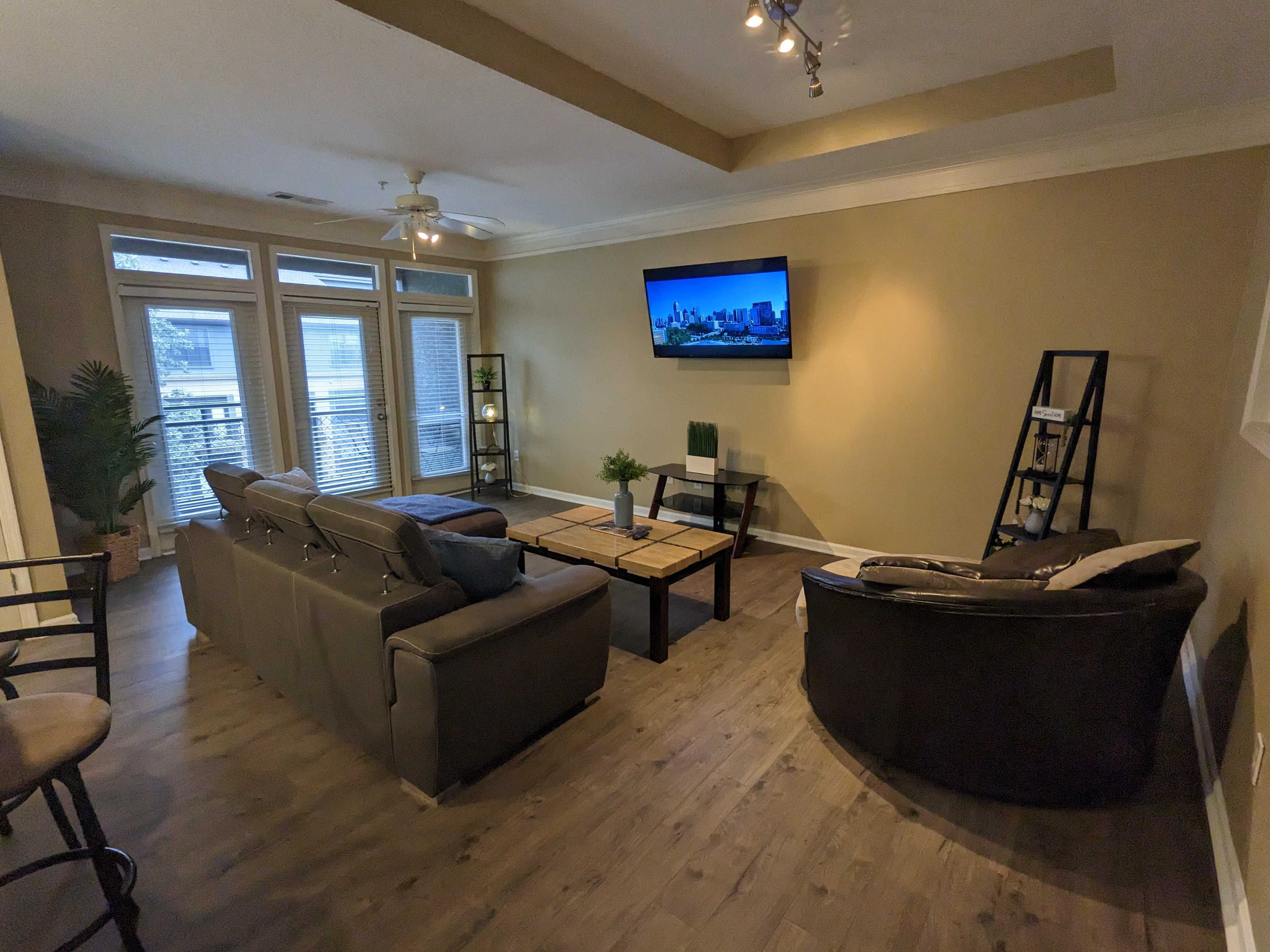 Art Foundry condo living room